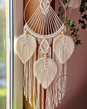 17 Ideias com as decorativas folhas de macramê ⋆ De Frente Para O Mar