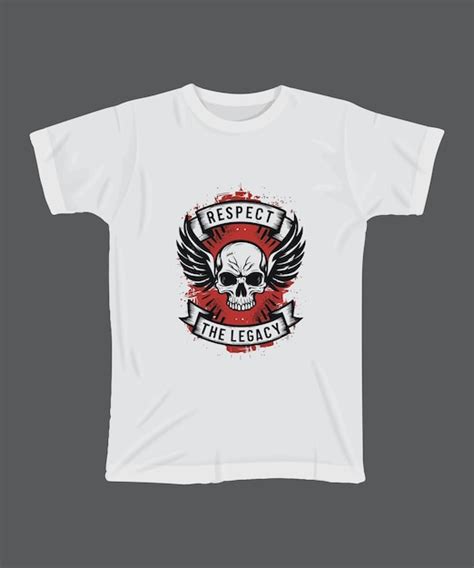 white  shirt   skull   front   words life life life