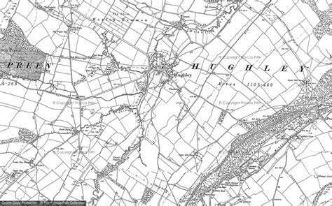 maps  kenley shropshire francis frith