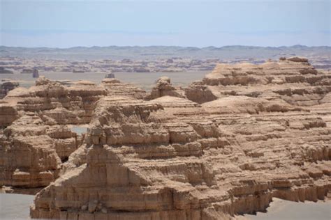 dunhuang yardang national geopark stock  pictures royalty
