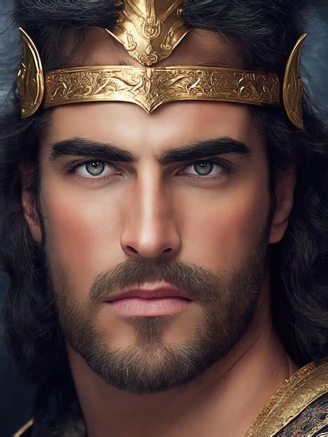 Retrato del dios griego ares generado por ia | Foto Premium