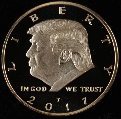 2017 Donald Trump Presidential Gold Plated Collectable Coin | Pristine ...