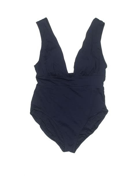 Andie Solid Blue One Piece Swimsuit Size XL (Tall) - 58% off | ThredUp