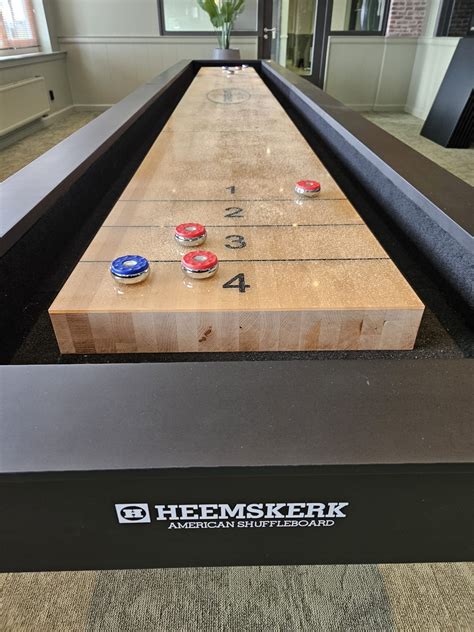 American Shuffleboard 12ft - Compact and Complete.