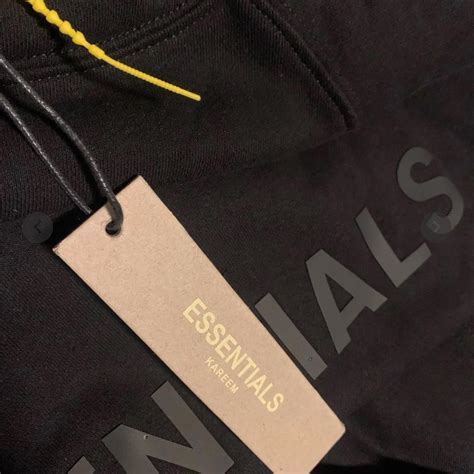 essentials hoodie heavyweight runs big brand  depop