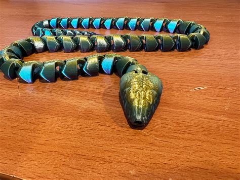 3D Printed Flexible Snake - Etsy