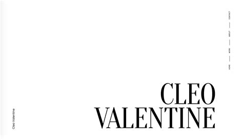 Cleo Valentine – Interactive Portfolio