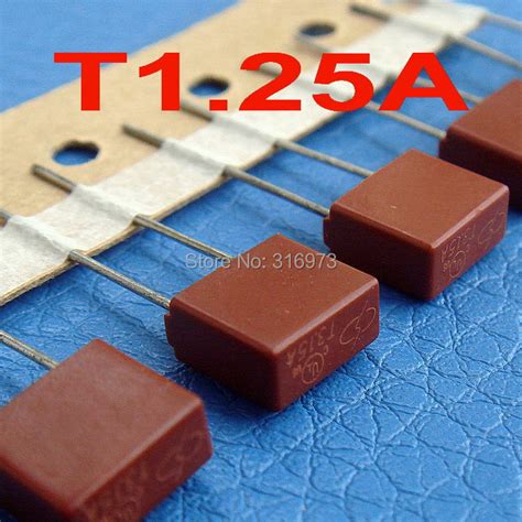 Купить T1.25A 250v ТЕ5 медленный удар сверхминиатюрный предохранитель ...