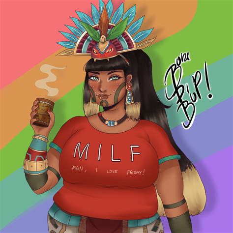 Fanart - Ix Chel loves Fridays! By me
