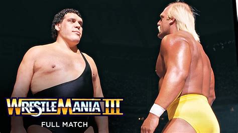Hulk Hogan Vs Andre The Giant WrestleMania III T-Shirt ...