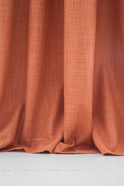 2 Panel Rust Red Custom Blackout Curtains for Bedroom / Burnt - Etsy