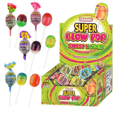 charms sweet sour lollipop pop charms sweet sour pop  count