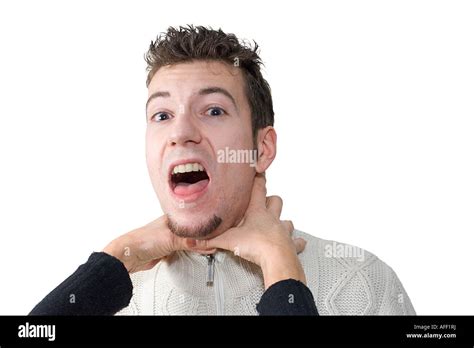man  strangled stock photo  alamy