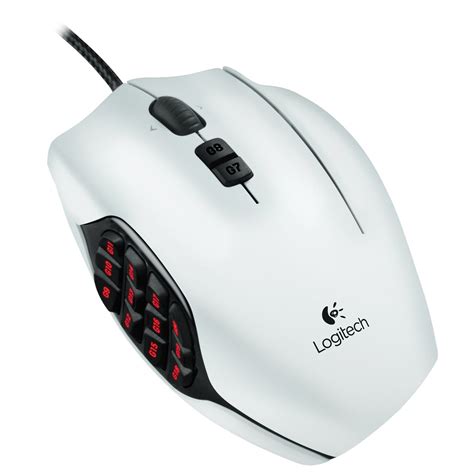 Mouse Logitech G600 MMO Gaming Mouse White :: Eventus Sistemi