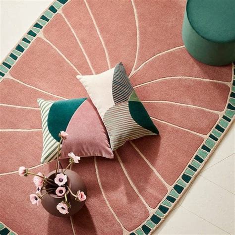 Oval Shape Rug Hand Tufted Woolen Area Rugs Living Room,bedroom,kitchen ...