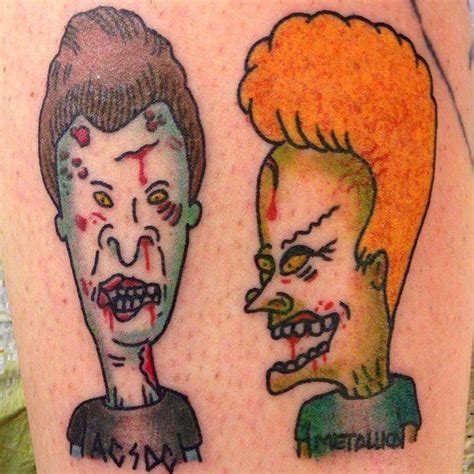 23 Awesome Beavis and Butt-Head Tattoos For Hardcore Fans