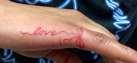 Red string of fate tattoo information | kueri