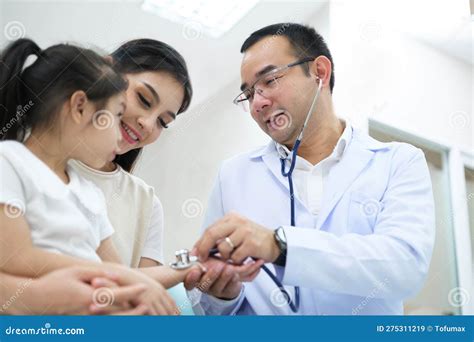 Doctor Check Up Health Kids Patient Stock Image - Image of indoors ...