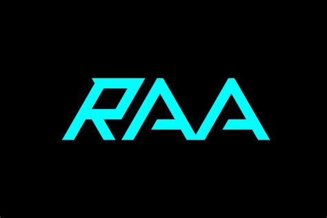 raa letter  alphabet logo design  vector art  vecteezy