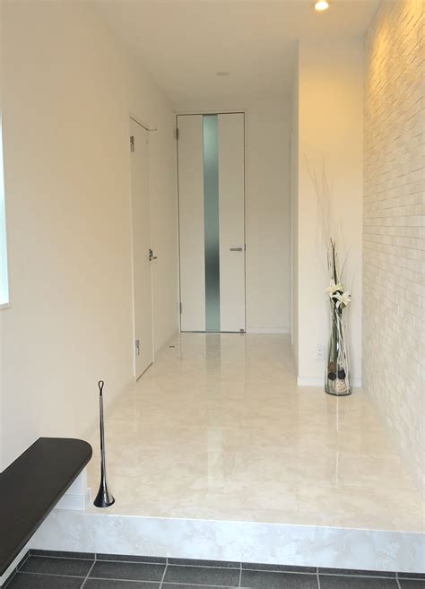 modern french interior  white walls  black flooring