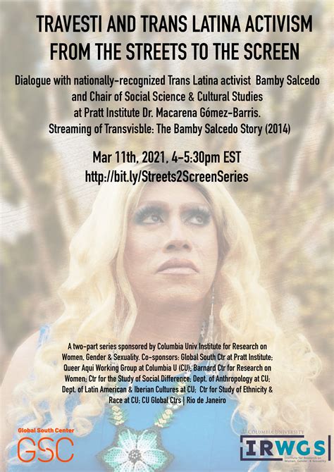 Travesti and Trans Latina Activism - From the Streets to the Screen