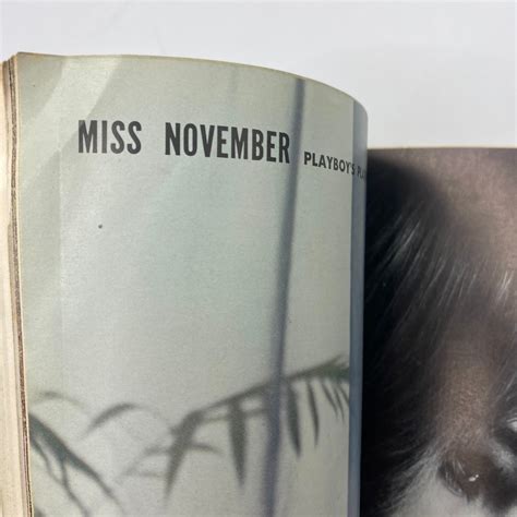 Playboy November 1962 Avis Kimble Vintage Magazine