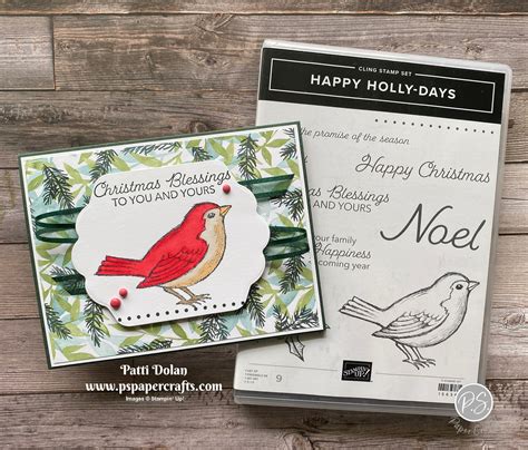 Happy Holly-Days Christmas Card — P.S. Paper Crafts