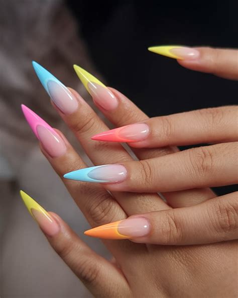 trends fun inspo acrylic nail designs  spring mooie nagels