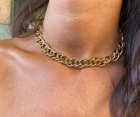 Chunky Link Necklace | Gold – Linden Cook Jewellery