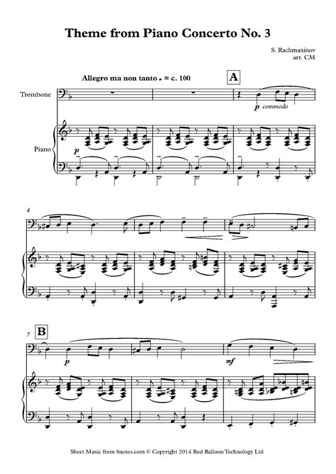 Free Trombone Sheet Music, Lessons & Resources - 8notes.com