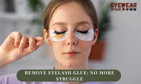 how to remove eyelash glue at home
