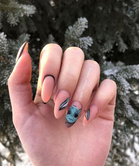 Маникюр бейби Йода | Nail art, Nails, Beauty