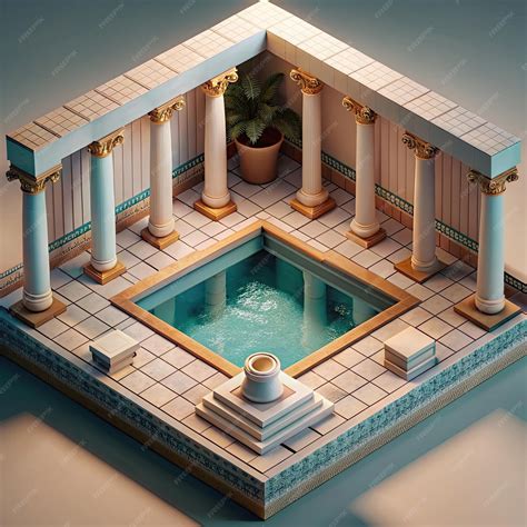 Premium Photo | Ancient Roman Bathhouse