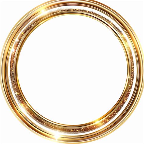 uma ilustracao de circulo dourado foto premium