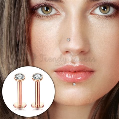 leppe piercing stud