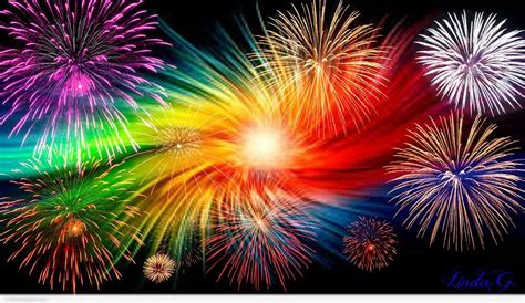 Fireworks Digital Art by Linda Gonzalez