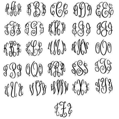 fancy monogram font silhouette font monogram cut file fancy monogram