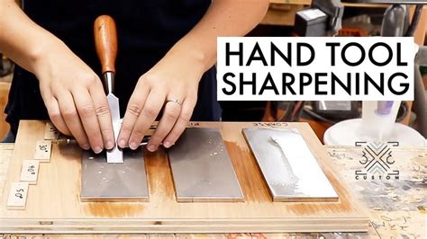 How I Sharpen My Hand Tools & Making a Sharpening Stone Jig - YouTube