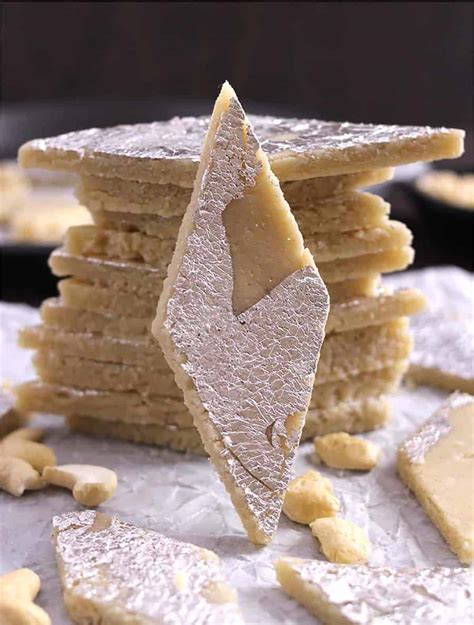 Kaju Katli Recipe | Perfect Kaju Barfi - Cook with Kushi