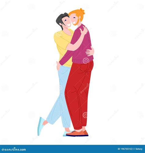 Homosex male couple stock vector. Illustration of holding - 196755122