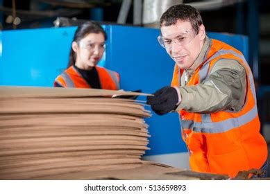 Paper Mill Factory Workers Stock Photo 511032472 | Shutterstock