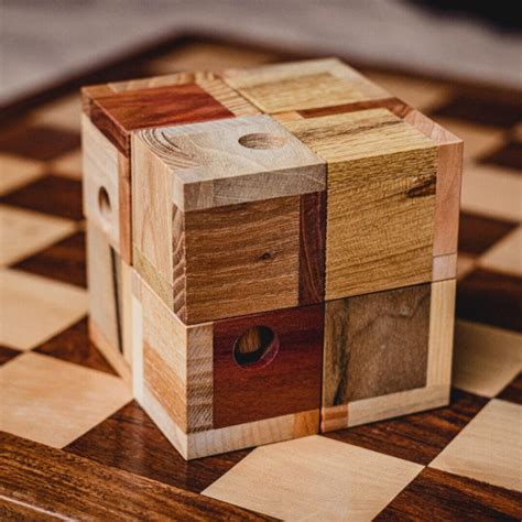 Akadia Puzzle - Premium Wood Puzzle With Multiple Solutions - Etsy