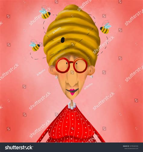 Old Lady Beehive Hairdo