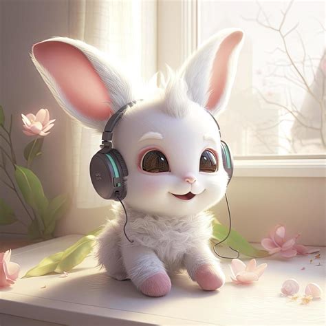 anime bunny stock  images  backgrounds