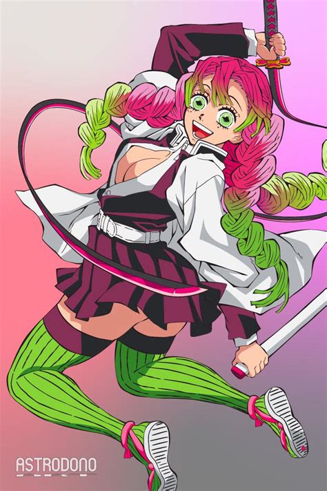 Mitsuri Kanroji fanart : r/waifuism