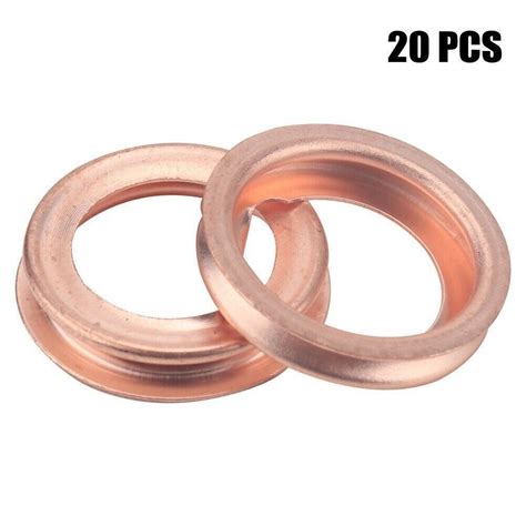 20 X Metal Oil Drain Plug Crush Washer Gasket 11026-JA00A For Nissan ...