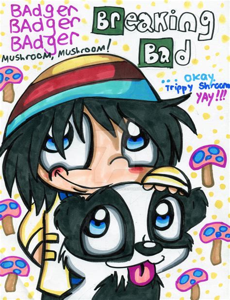 Badger Badger MUSHROOM!! xD by Violent-Rainbow on DeviantArt