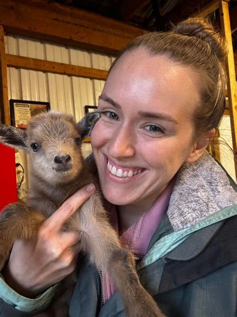 Jen Hamilton - Friends with baby goats ️ I might need to...