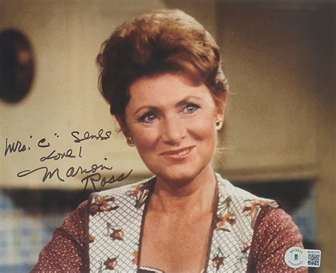 Autographe de Marion Ross (Happy Days) - Beckett