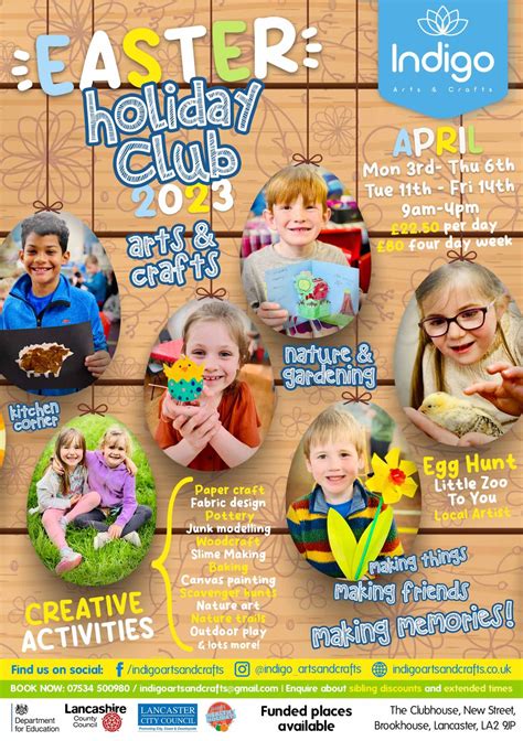 Easter Holiday Club 2023 | Indigo Arts & Crafts